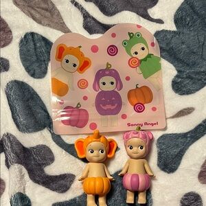Sonny angel pumpkin patch series drip with baggie authentic figures